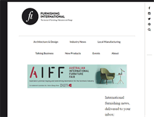 Tablet Screenshot of furnishinginternational.com